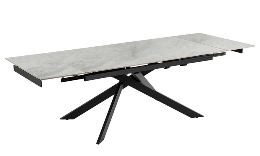 Image 10: DS Living Zaira Sintered Stone Dining Room Table