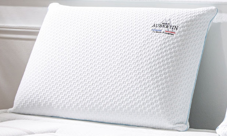 Image 2: Oreiller mémoire de forme 60 x 40 cm avec gel rafraîchissant