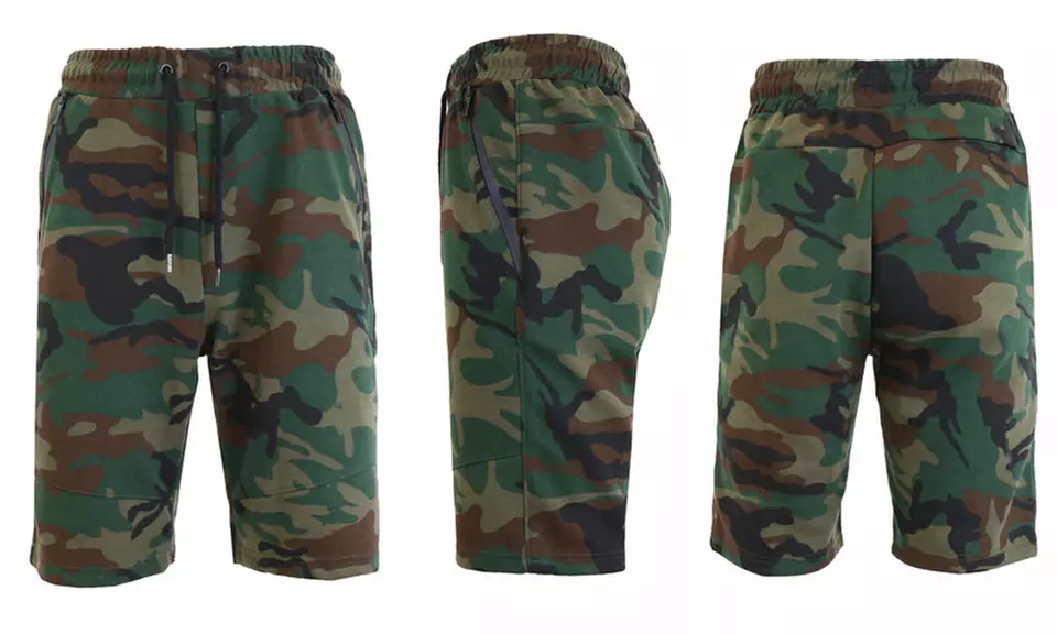 Men's Tech Fleece Shorts with Side Zipper Pockets - Second Medium