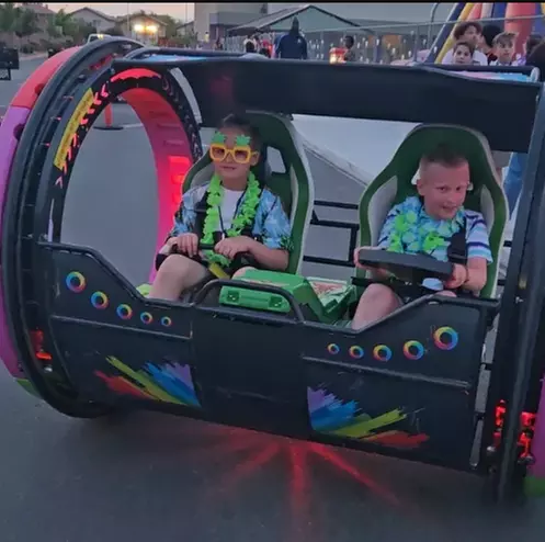 Laser Tag or 360 ShowStopper with Giant Jenga, Bubble House, and More 