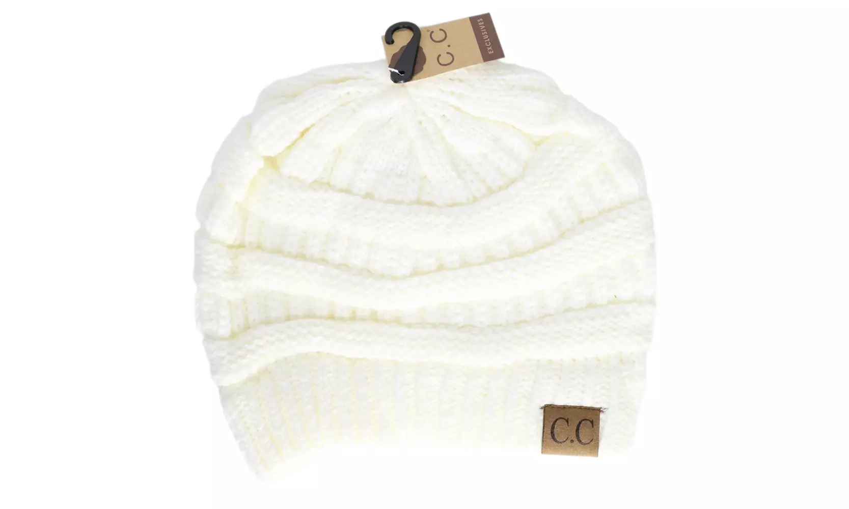 Cheveux Corp. Women's Solid Classic CC Beanie