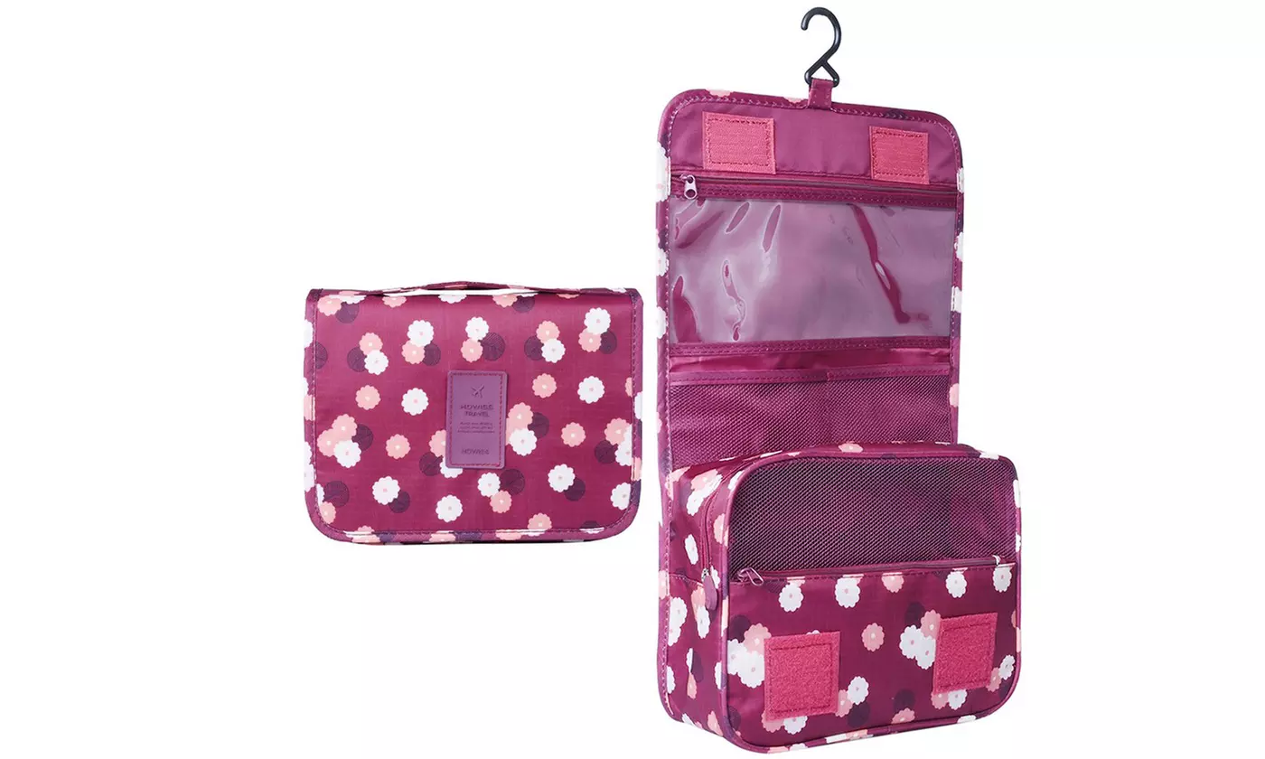 Multifunction Cosmetic Bag Portable Makeup Pouch Waterproof Toiletry Bag