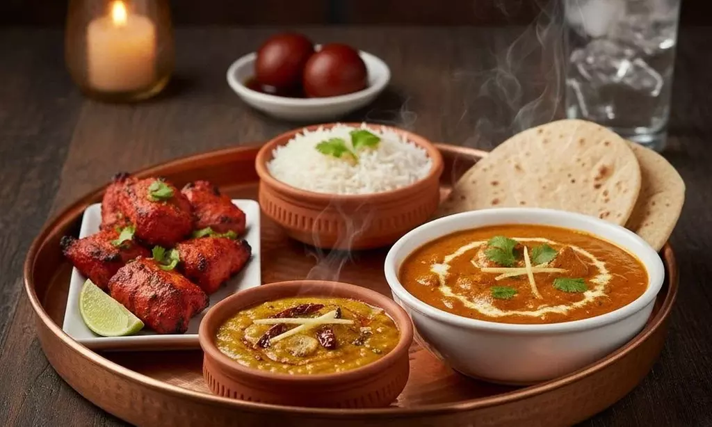 Authentic 4-Course Dining Experience Indian & Chinese Menus in Dubai