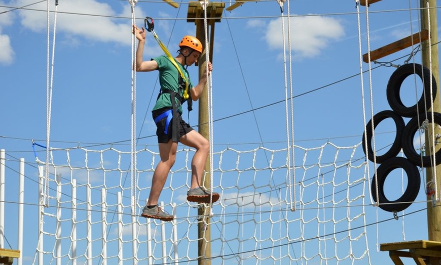Image 3: High Ropes & Whitewater Rafting Adventure in Minnesota