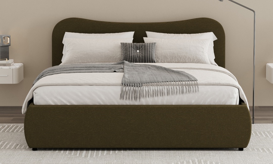 Image 11: Lit coffre Milano design arrondi