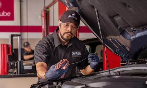 Up to 48% Off Jiffy Lube: 15-Minute Drive-Thru Oil Change + Tire Rotation