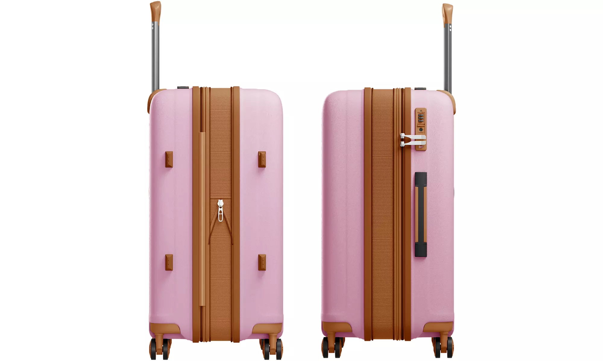 1 of 3 Kono koffers met TSA slot en bekerhouder