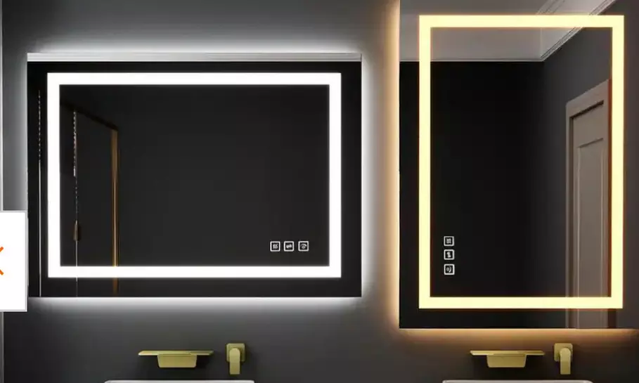 LED Mirror Glass in 2x3 or 3x4 for Commercial or Residential Spaces from ZARA LED (Up to 60% Off) - Primary Image