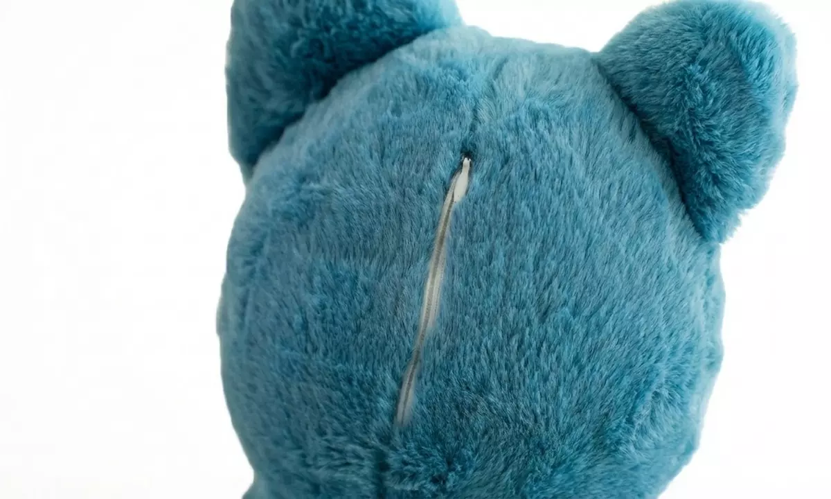 Heartbeat Plush Doll with Removable Filling and Soothing Simulator