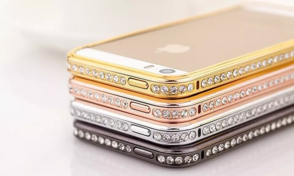 Trend Matters Rhinestone Case for iPhone 6/6S, 6/6S Plus, 7, or 7 Plus - Primary Image