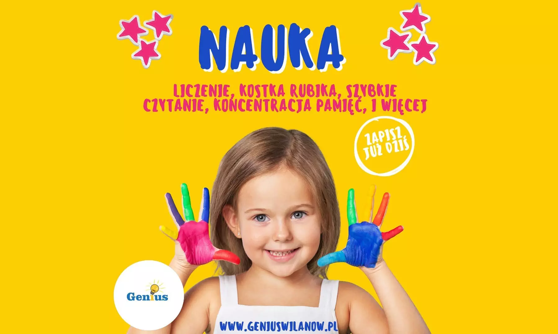 Miesięczny kurs Genius: zajęcia online z poprawy koncentracji i pamięci dla dzieci w Genius Polska - Primary Image