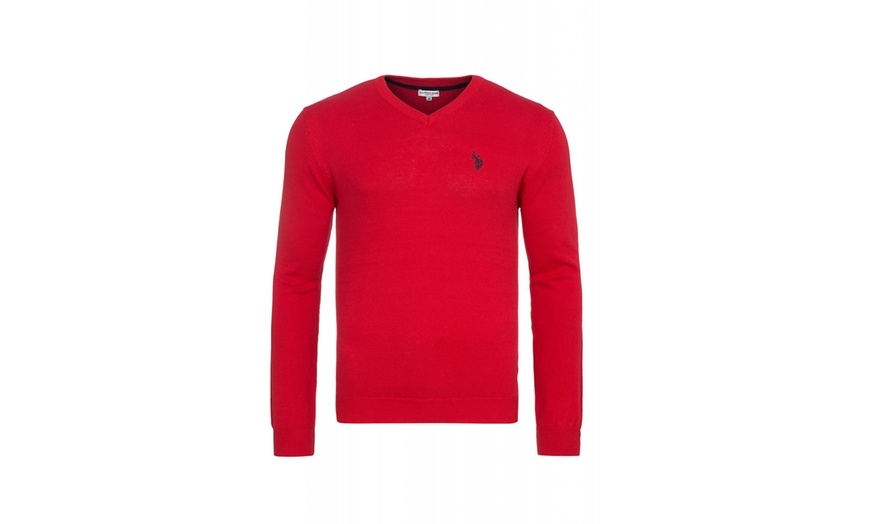 Image 5: Pull à col en V U.S. Polo Assn