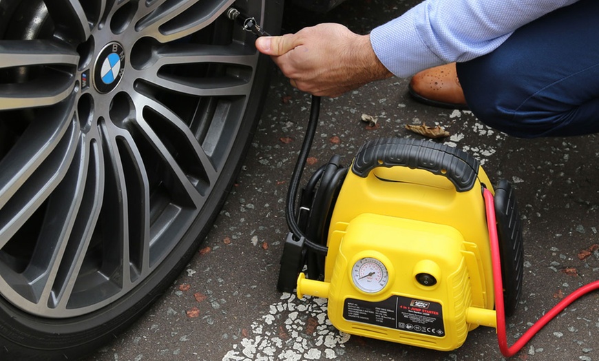 Image 3: Jump Starter with Air Compressor