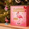 Image 2: 2D Flat Advent Calendar Surprise Box Flamingo Theme Christmas Gift
