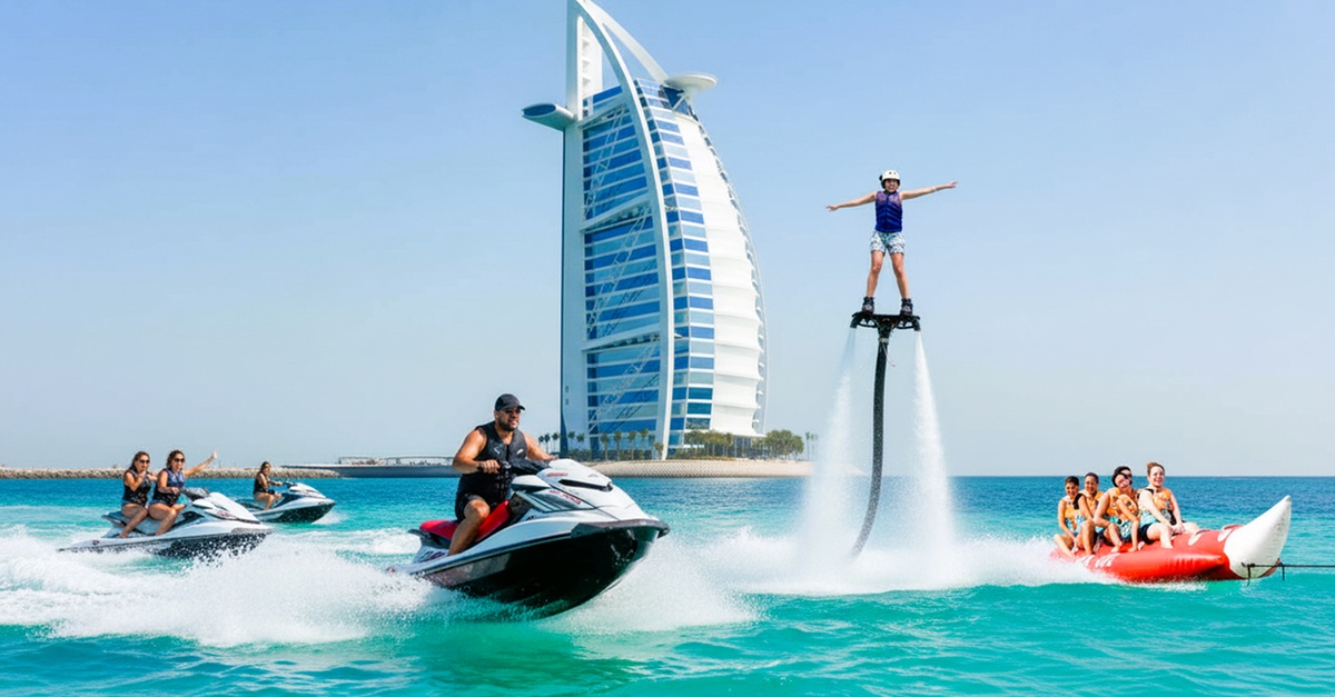 30 Or 60-Minute Jet Ski With Optional Fly Board Or Banana Ride Rental 30 Or 60-Minute Jet Ski With Optional Fly Board Or Banana Ride Rental