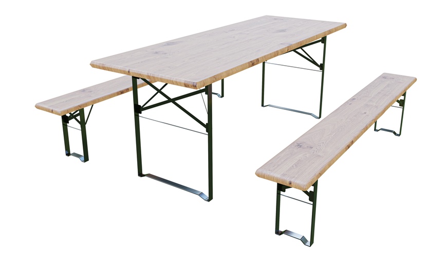 Image 5: Set birreria Azul in legno naturale