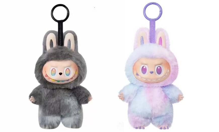 Image 13: Porte-clés peluche inspirée de l'univers Labubu