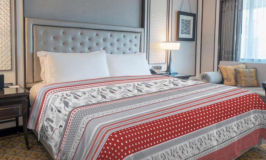 Image 6: Couette d'été en 100 % coton piqué doux