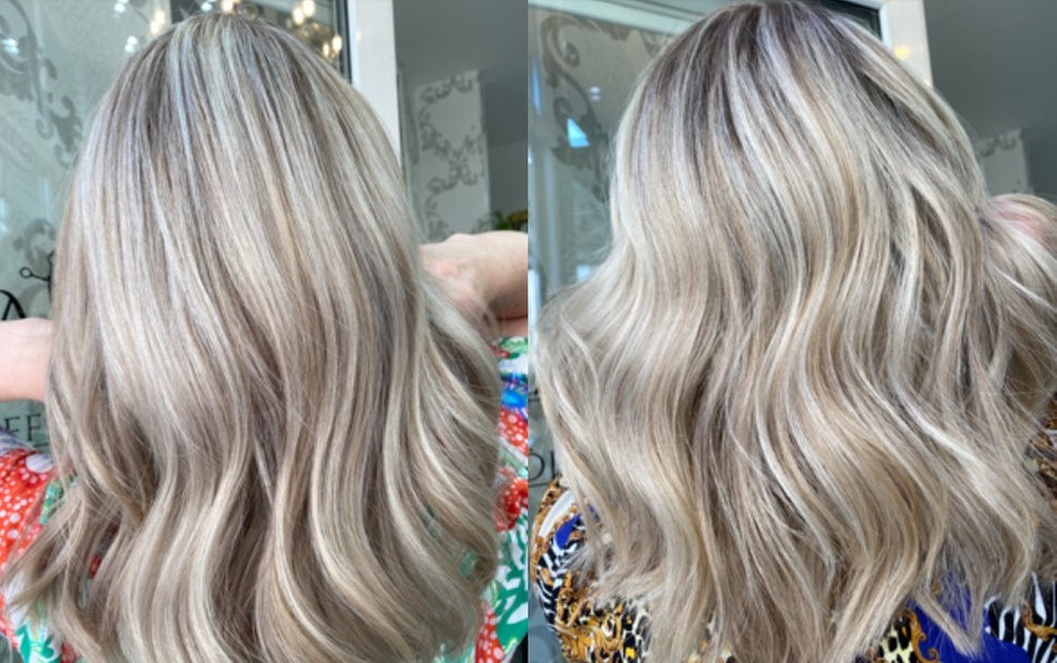 Waschen und Schneiden inkl. 15 Oberkopfsträhnen & Haarkur für 1 Person