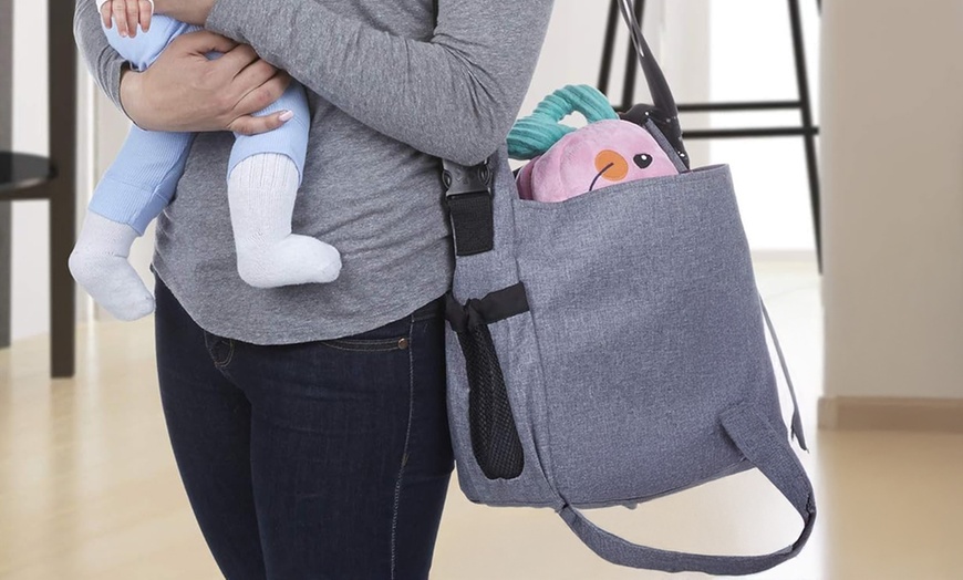 Image 5: Playskool Fold 'n Go Elephant Stuffed Animal Tummy Time Toy 