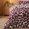 Image 1: Silentnight 10.5 Tog Leaf Print Reversible Coverless Duvet Set