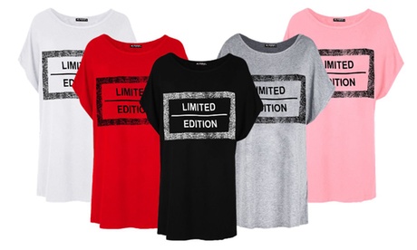 T-shirt imprimé Limited edition avec motif peau de serpent