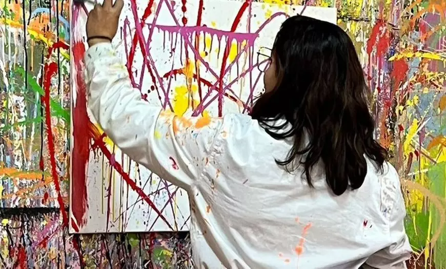Image 5: Sesión de pintura Salpicarte para 1 o 2 personas, 1 hora de arte libre