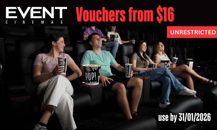 Image 1: Event Cinema Unrestricted eMovie Vouchers