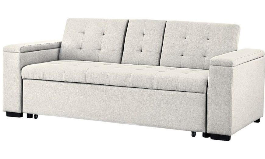 Image 2: Canapé convertible "Tilia" 3 places en tissu Kocoon