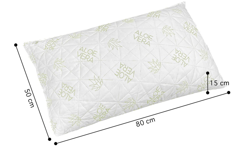 Image 4: 2 oreillers à mémoire de forme ergonomiques 