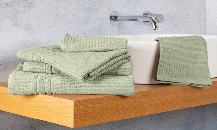 Image 16: 5er-Set Baumwoll-Handtücher