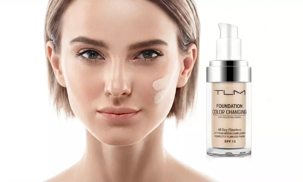 Kleurveranderende foundation van 30 ml. van het merk TLM