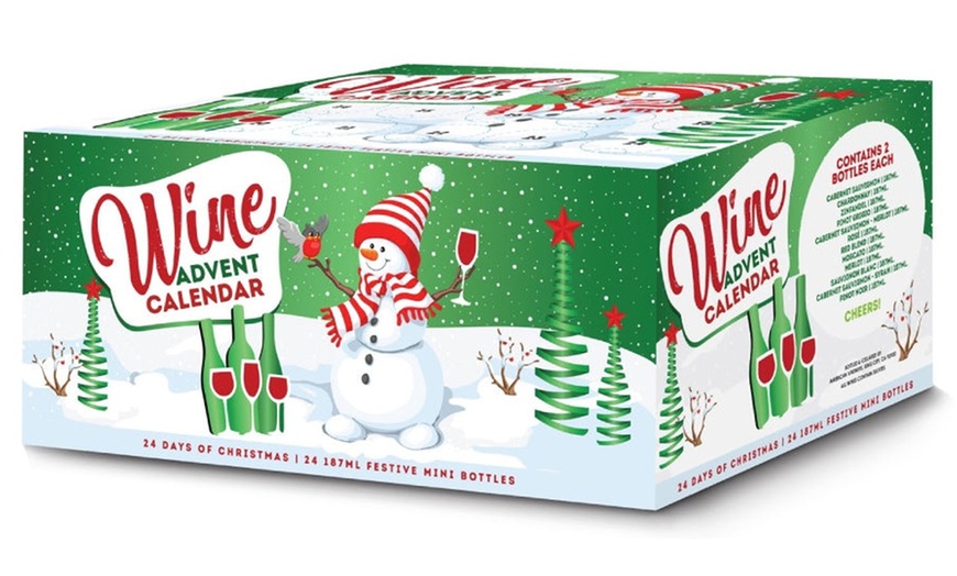 Image 7: The Ultimate Holiday Wine Advent Calendar: 12 or 24 Mini Bottles
