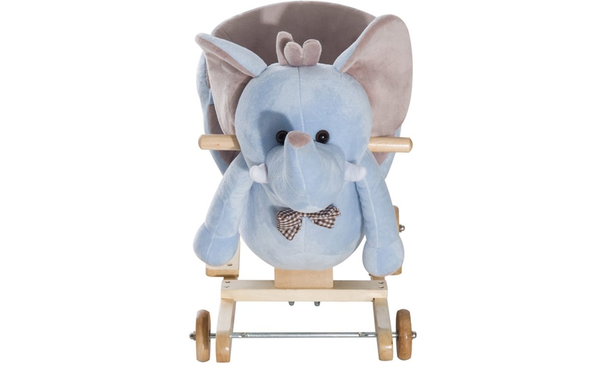 Image 2: Ride-On Rocking Elephant Toy