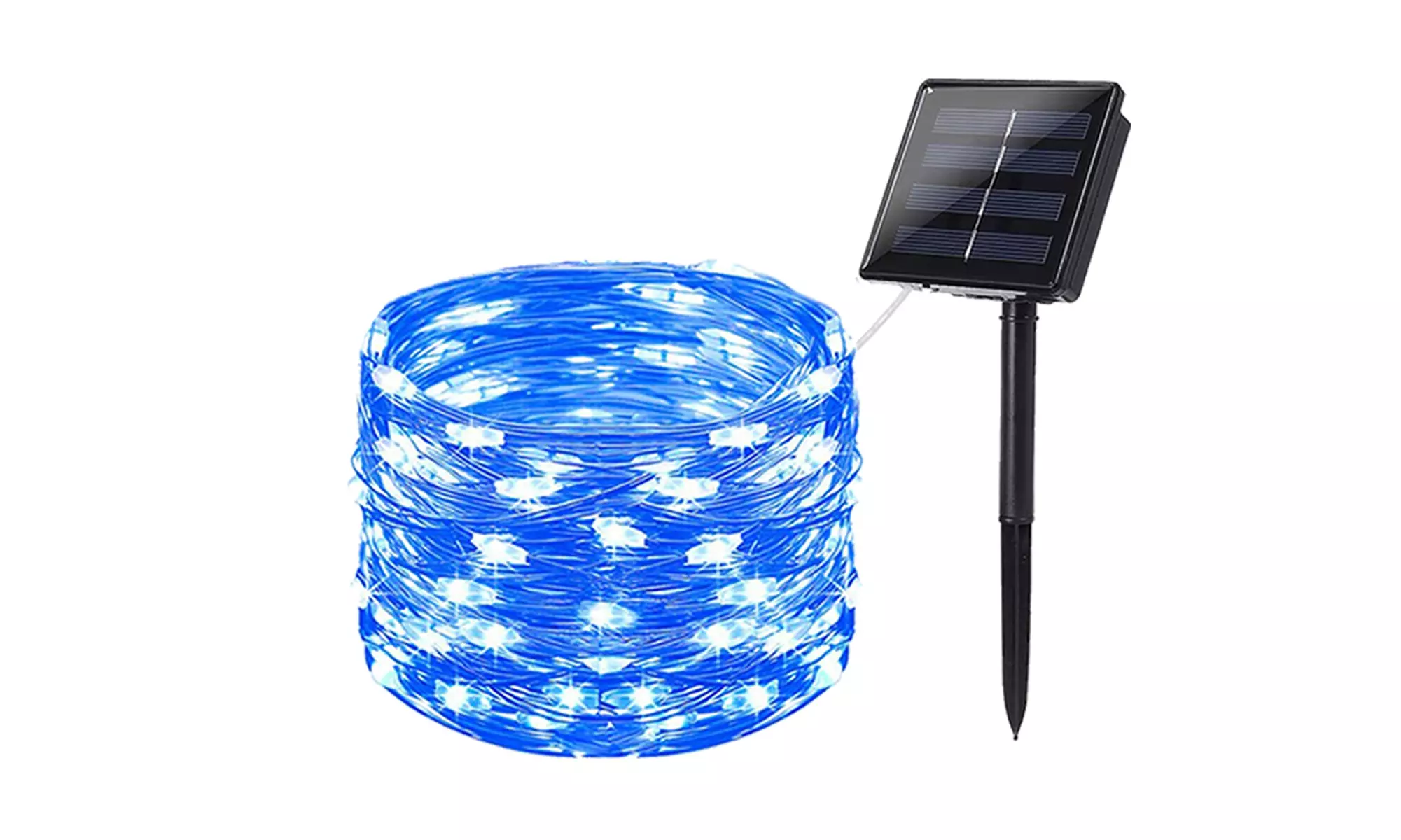 Christmas Decoration 72ft 200LED Solar String Lights Outdoor Copper Wire Lights
