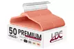 Non Slip Velvet Hanger with Metal Hook 30 or 50 Pack Closet Hangers by Lux Decor - Second Medium