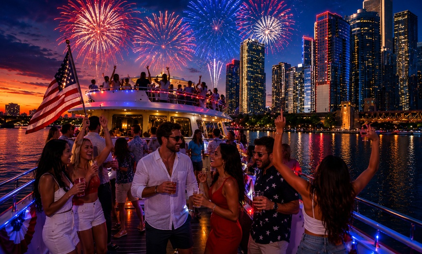Image 2: 4th of July Week Afternoon, Sunset, & Fireworks Cruises