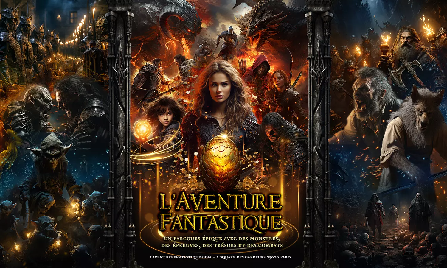 Séance d'escape game et parcours avec Aventure Fantastique