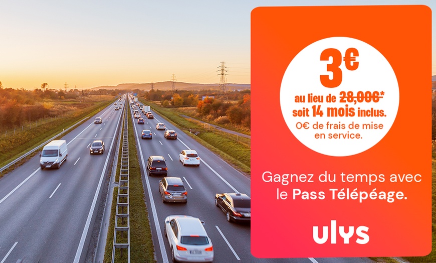 Image 1: Pass Télépéage Ulys Classic avec 14 mois offerts