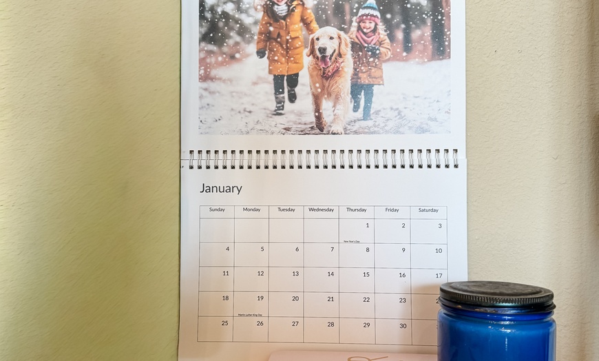 Image 4: Create a Custom Desktop or Wall Calendar | Photo Memories All Year