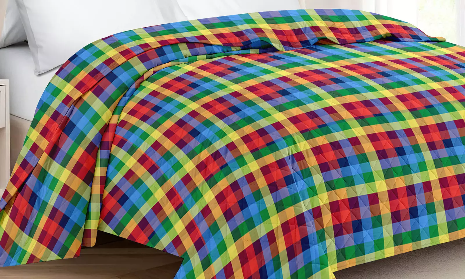 Tweezijdig bedrukte deken