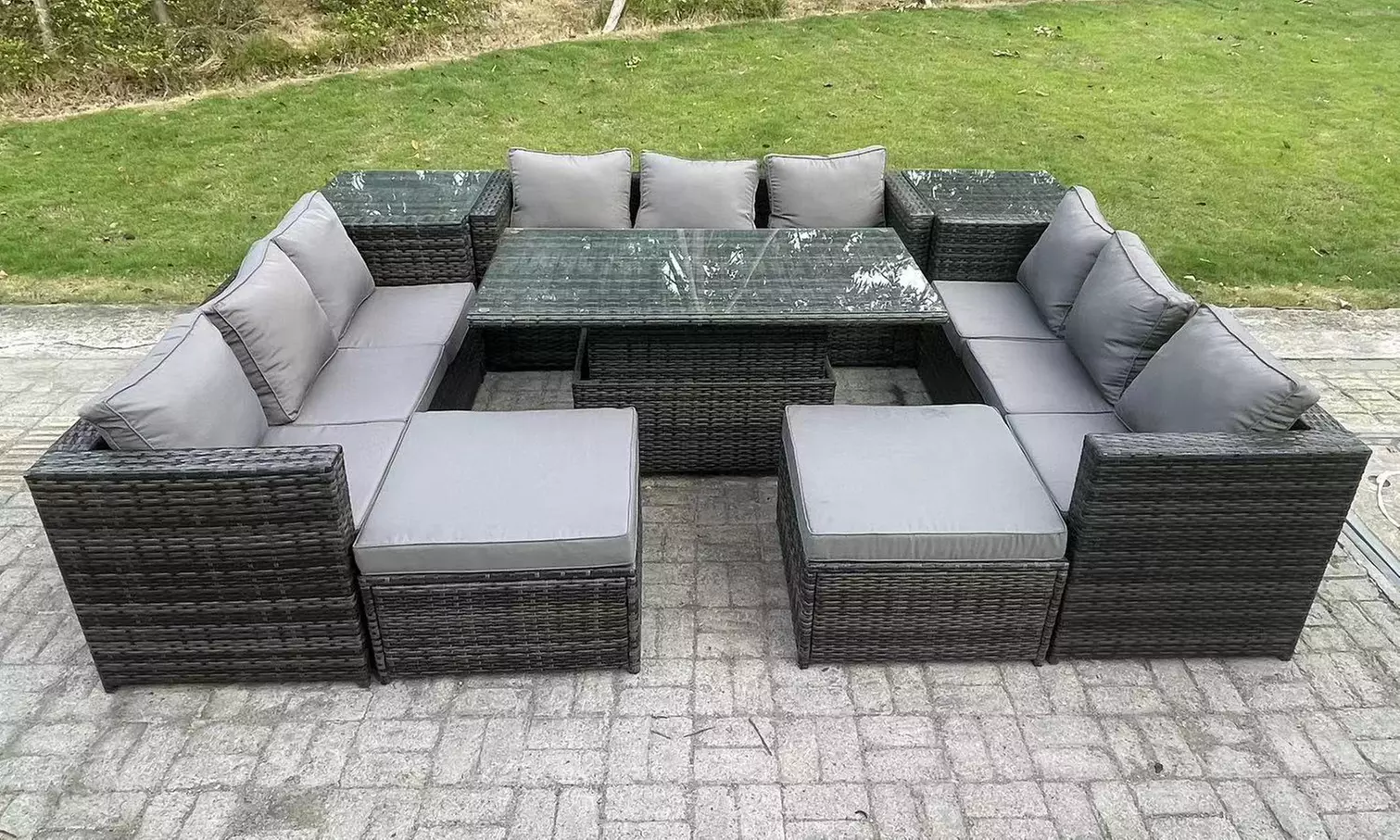 Fimous Outdoor-Sofa Gartenmöbel-Set