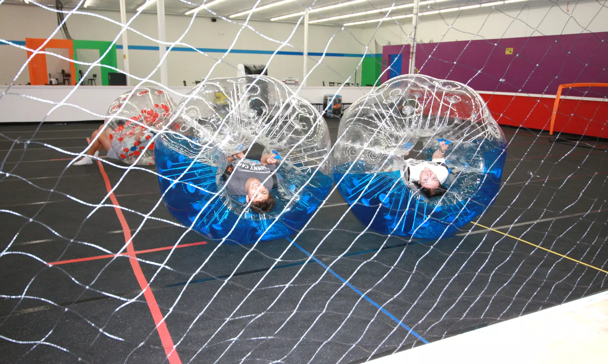 Enjoy One Hour of Bubble Soccer Play for 6 or 8 People