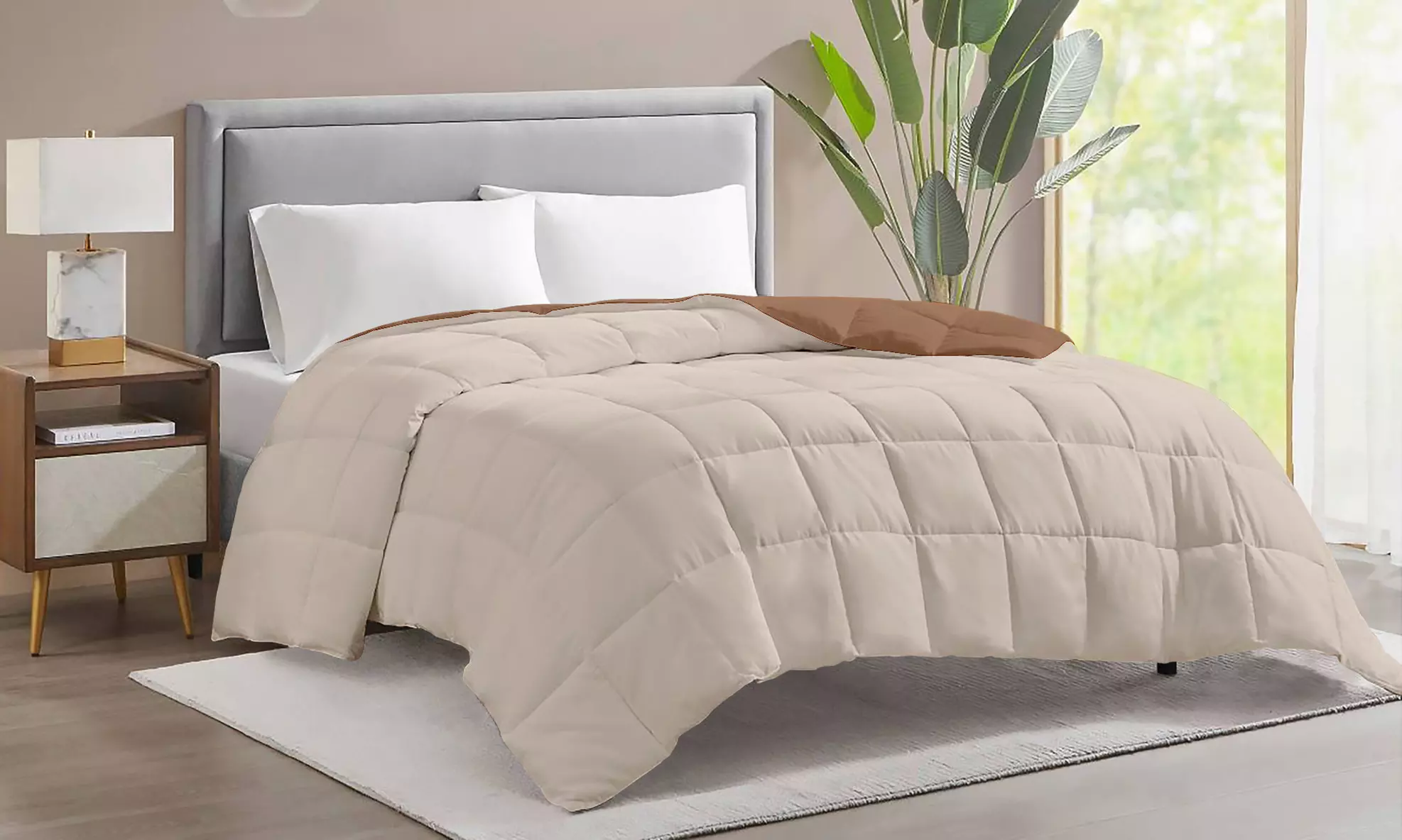 Edredón suave y cálido lavable a máquina