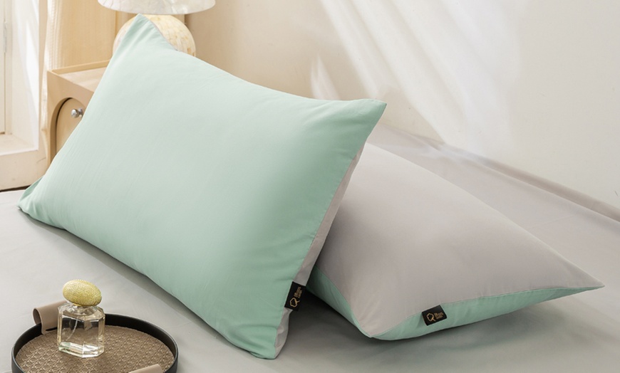 Image 8: Pure Long Staple Cotton Pillowcase Duo