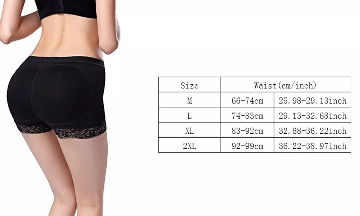 Womens Seamless Butt Lifter Padded Panties Hip Enhancer Body Shaper Underwear
