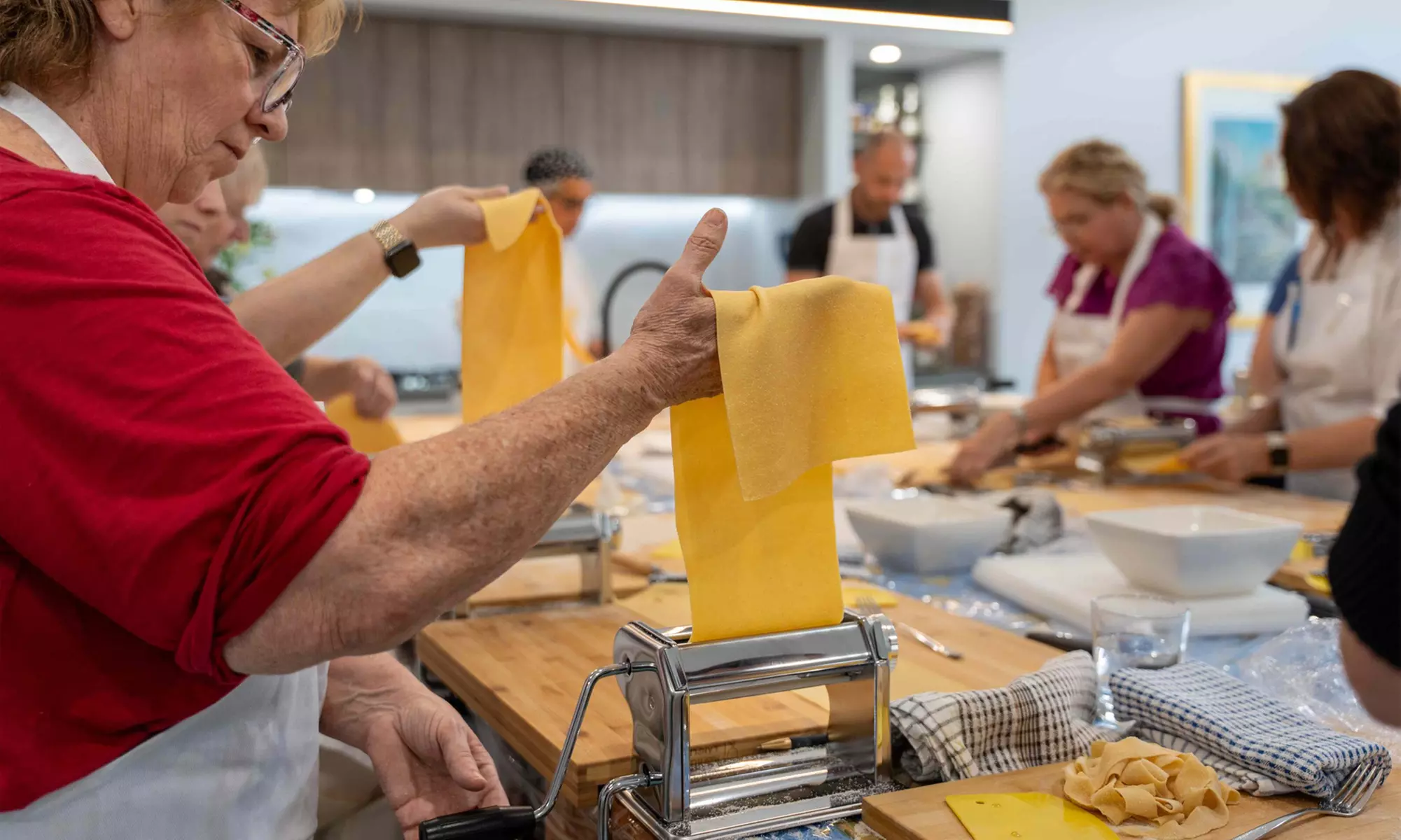 Italian Tuscan Dinner or Grandma's Pasta Cooking Class for Solo/Couple