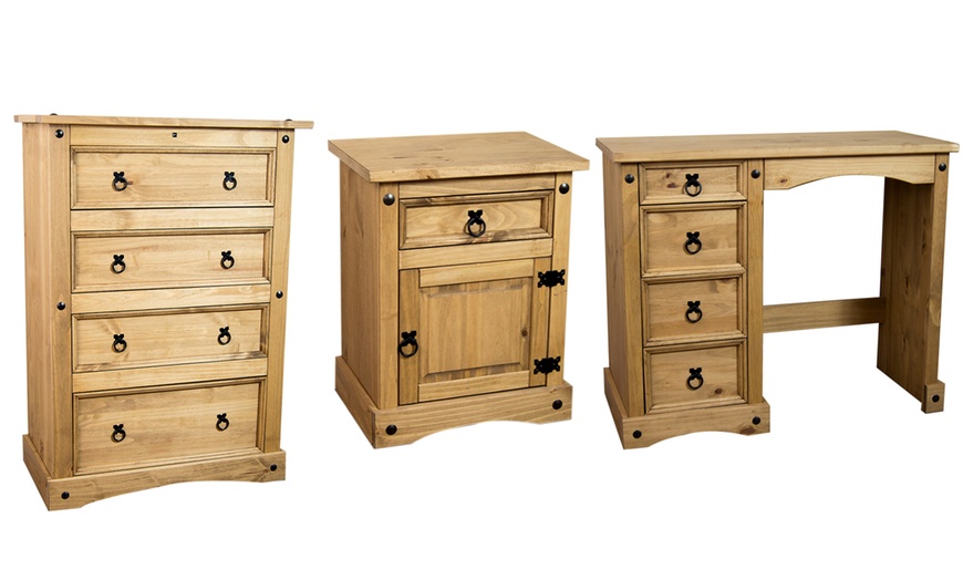 Image 2: Corona Solid Pine Furniture