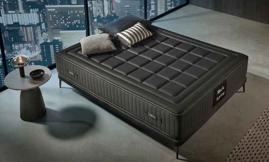 Image 4: Taschenfederkern- und Memory-Schaum-Matratze „King Spring Black“