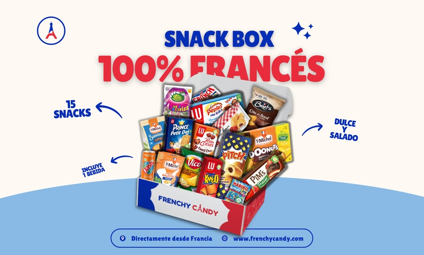 Image 1: Explora Francia desde casa: caja misteriosa con 15 productos franceses